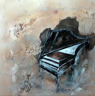 Musical Instrument oil painting